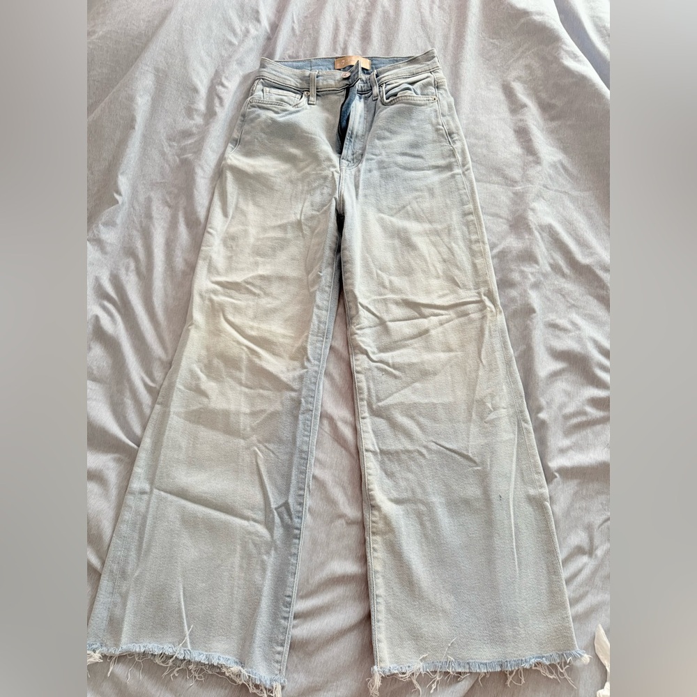 7 For All Mankind Light Blue Luxe Vintage Flare Jeans